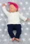 Preview: Mädchen Strickjacke Weiß oder Rosa