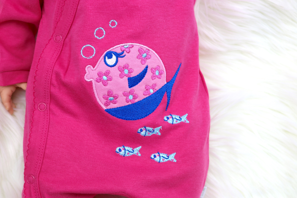 Preview: girls pyjama 2 piece set fish