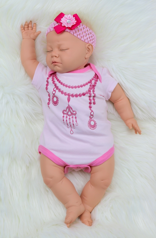 Preview: girls outfit "pearl necklace" 3 piece set